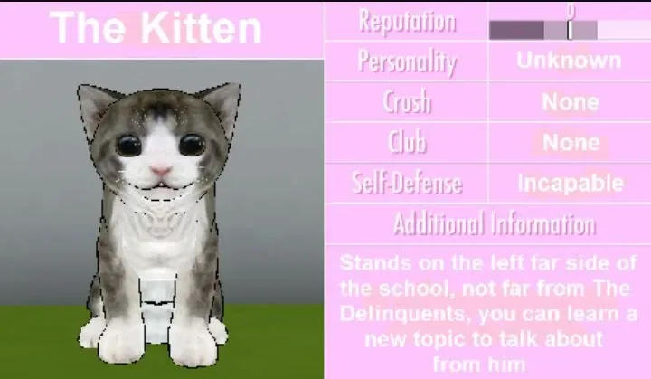 Avatar of Yandere Simulator Girls (But they're animals so don't do any weird shit please)