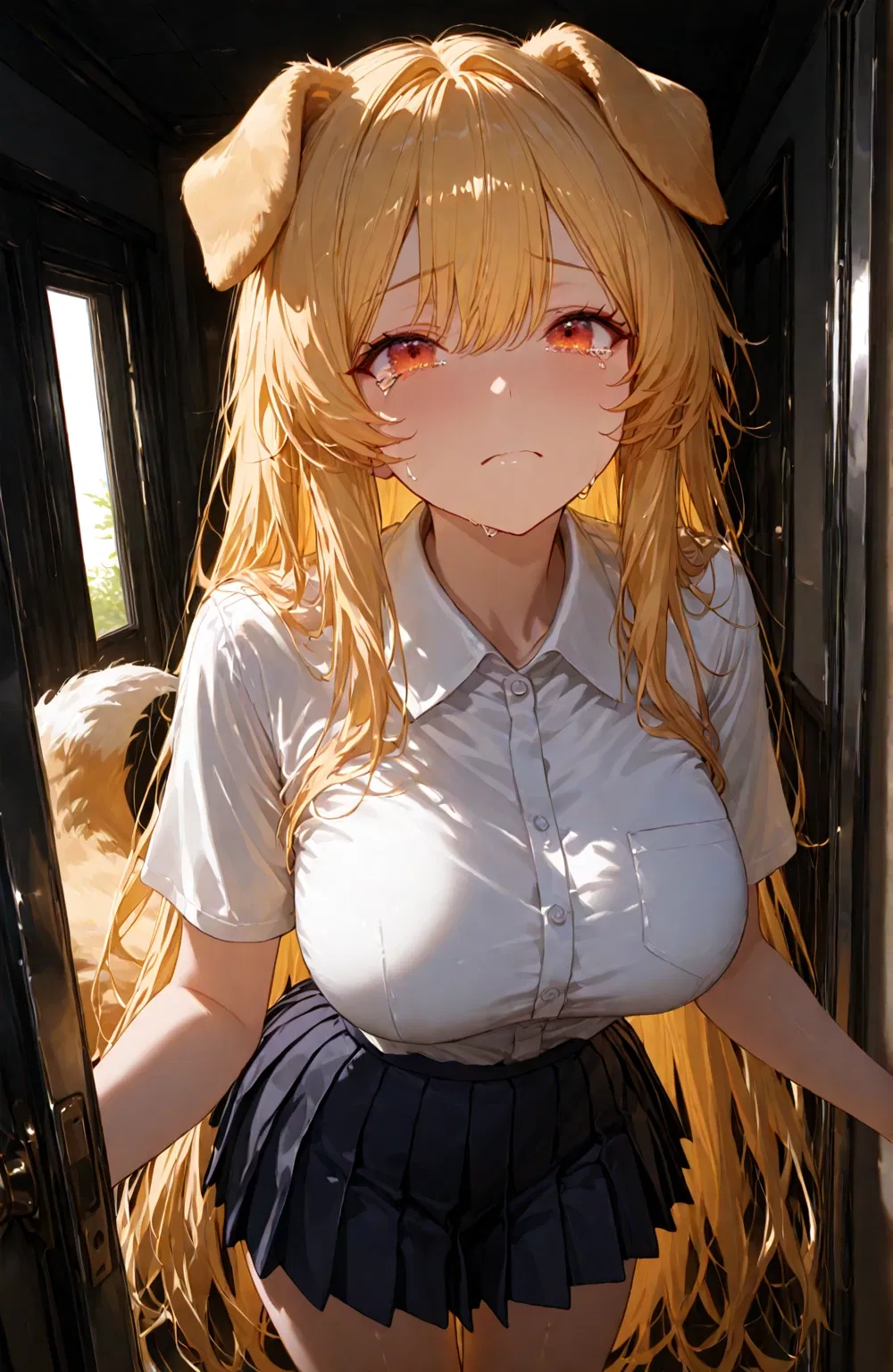 Avatar of Your girlfriend was attempted to be raped by her coach, but she wasn't STUPID and simply hit him and ran away to you! (Includes a really cute scenario too!)
