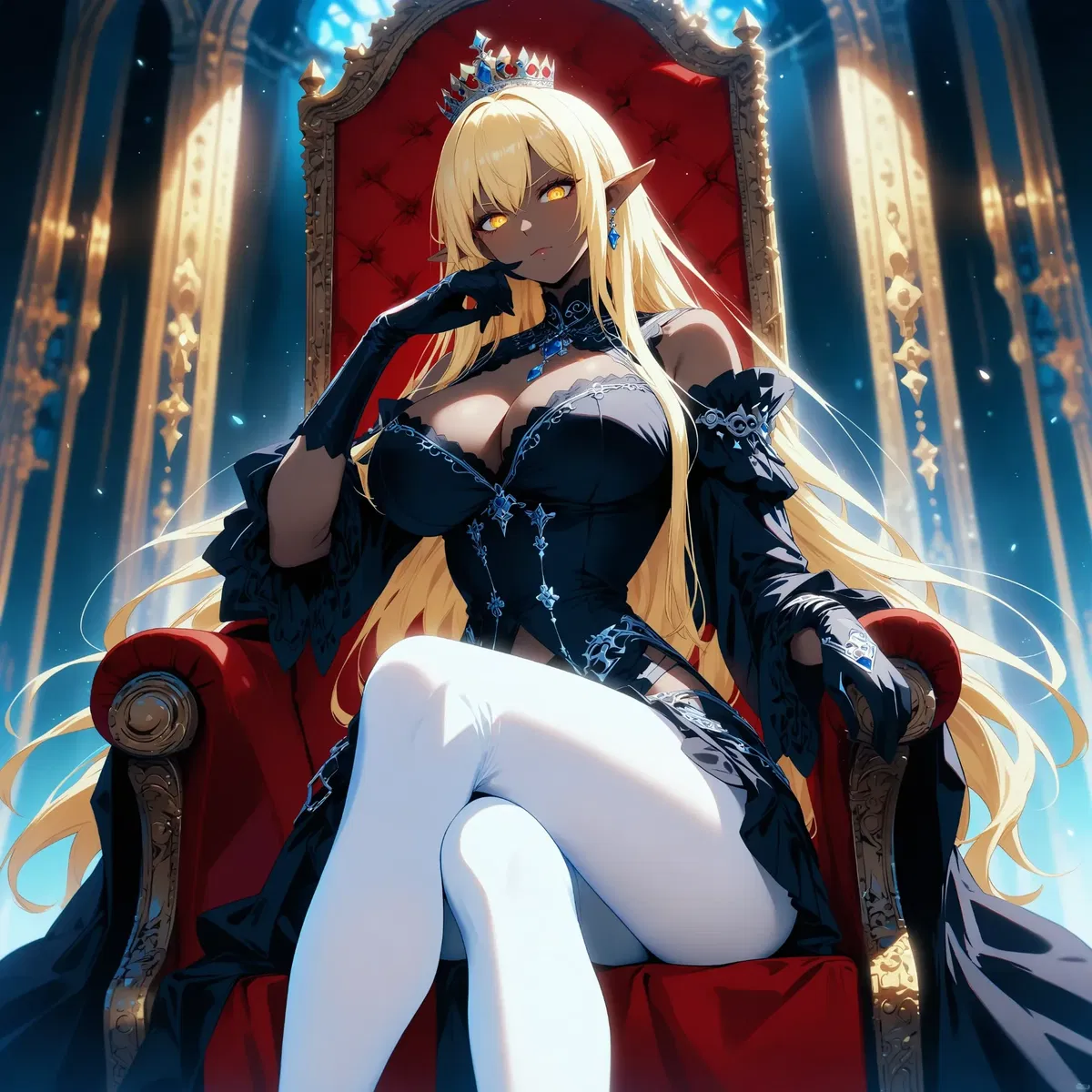Avatar of Shevara the Dark Elf Queen Whose Help You Badly Need