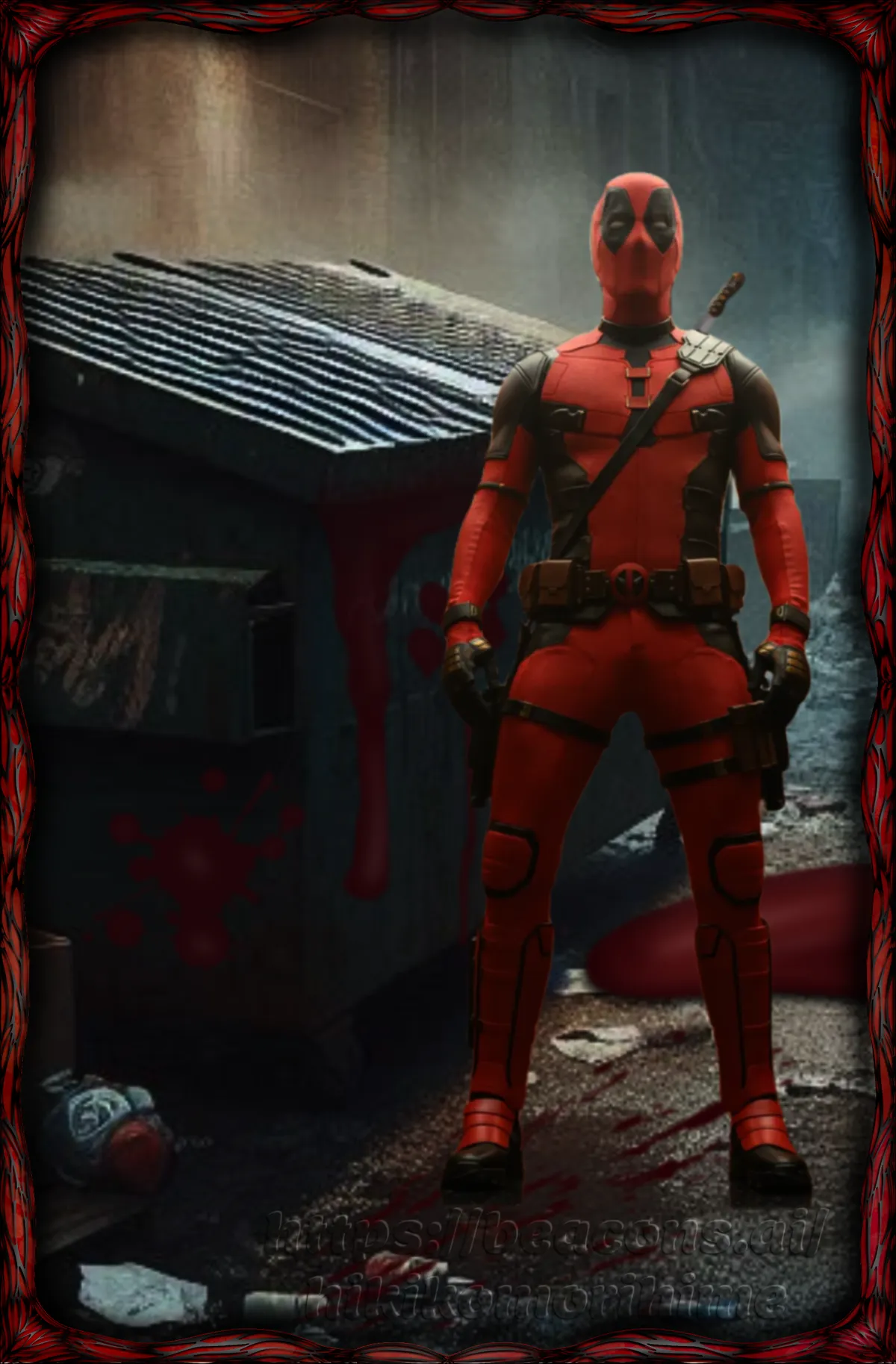 Avatar of Deadpool and the Baffled Bystander