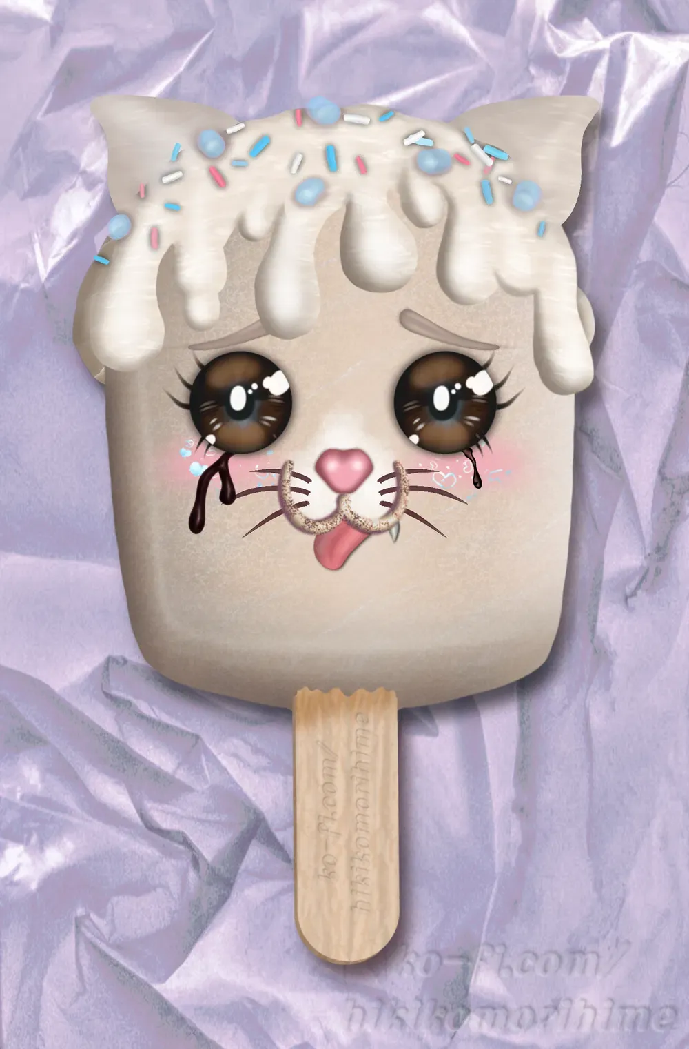 Avatar of ‘Nilla, the sentient neko ice cream popsicle