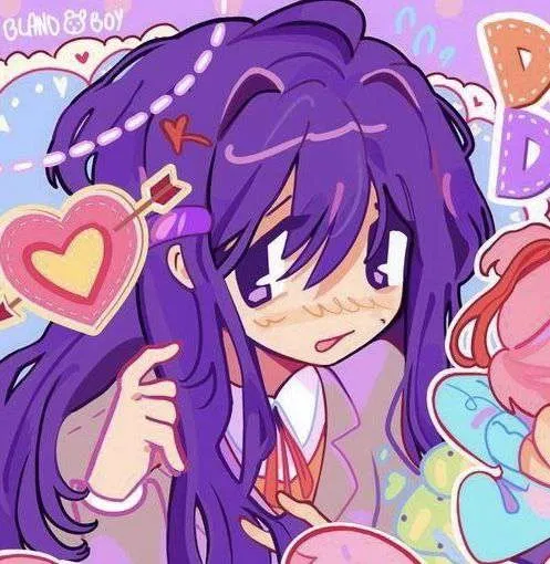 Avatar of Yuri. [Cuddles for the shy and maybe obsessed member of the litterature club.]