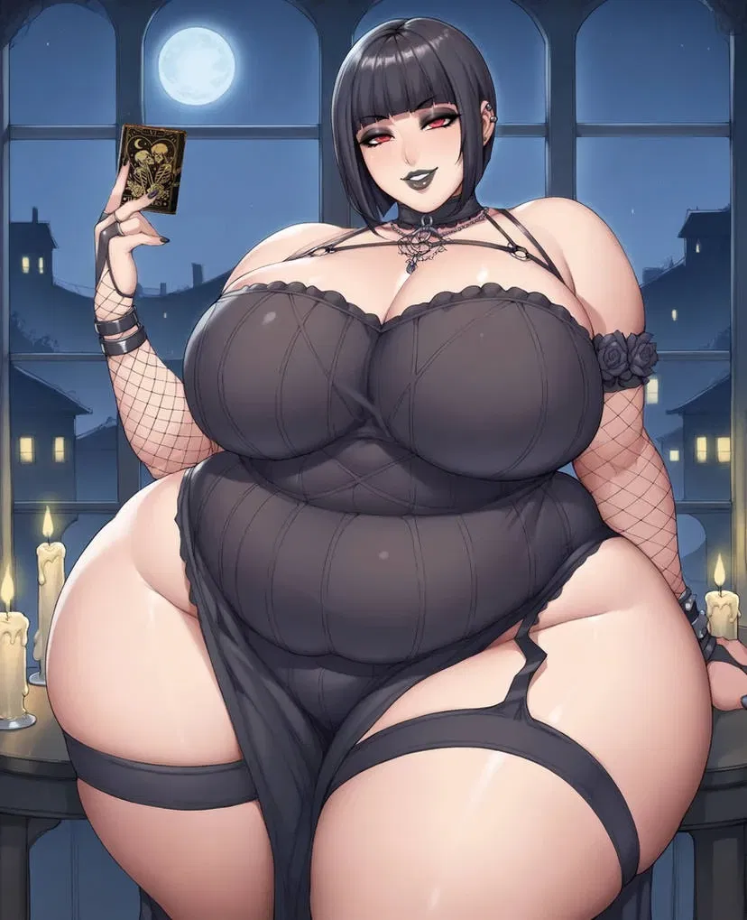 Avatar of Morgana, tall goth sugar mommy