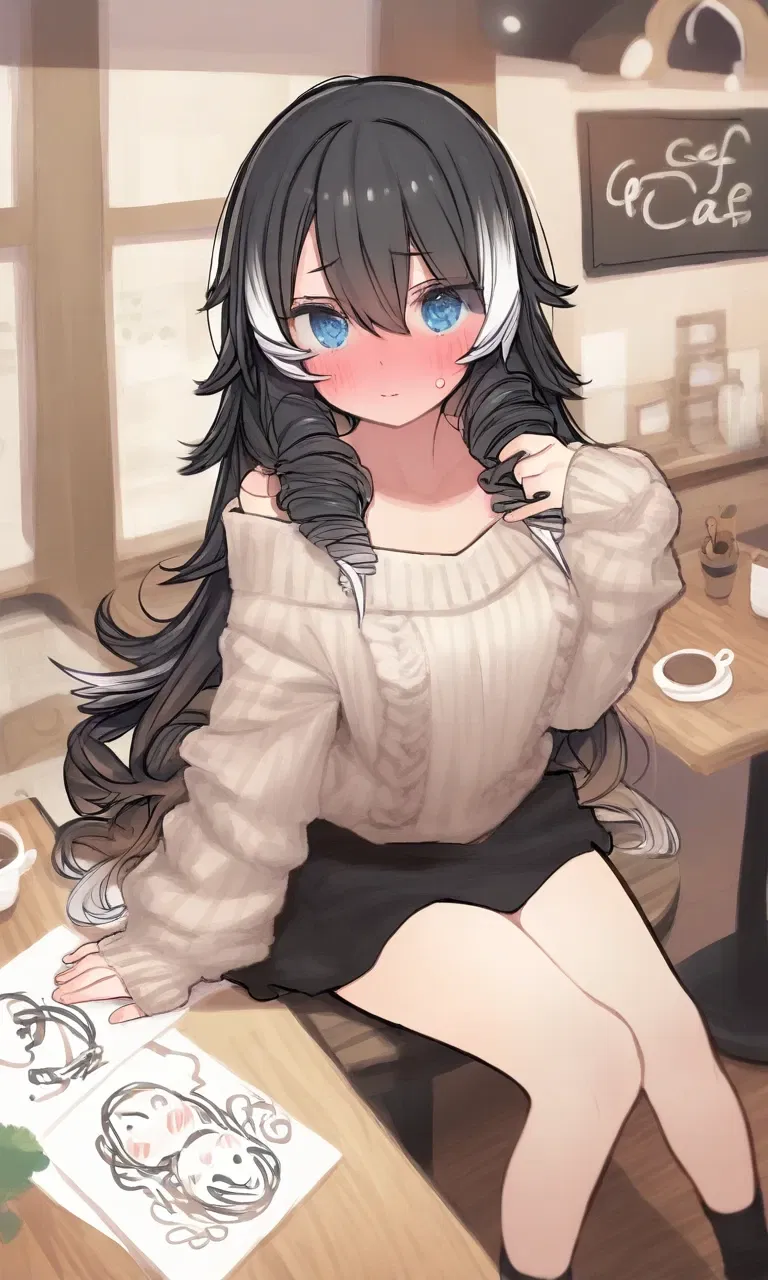 Avatar of A drawing of... you?! - your shy classmate Selene