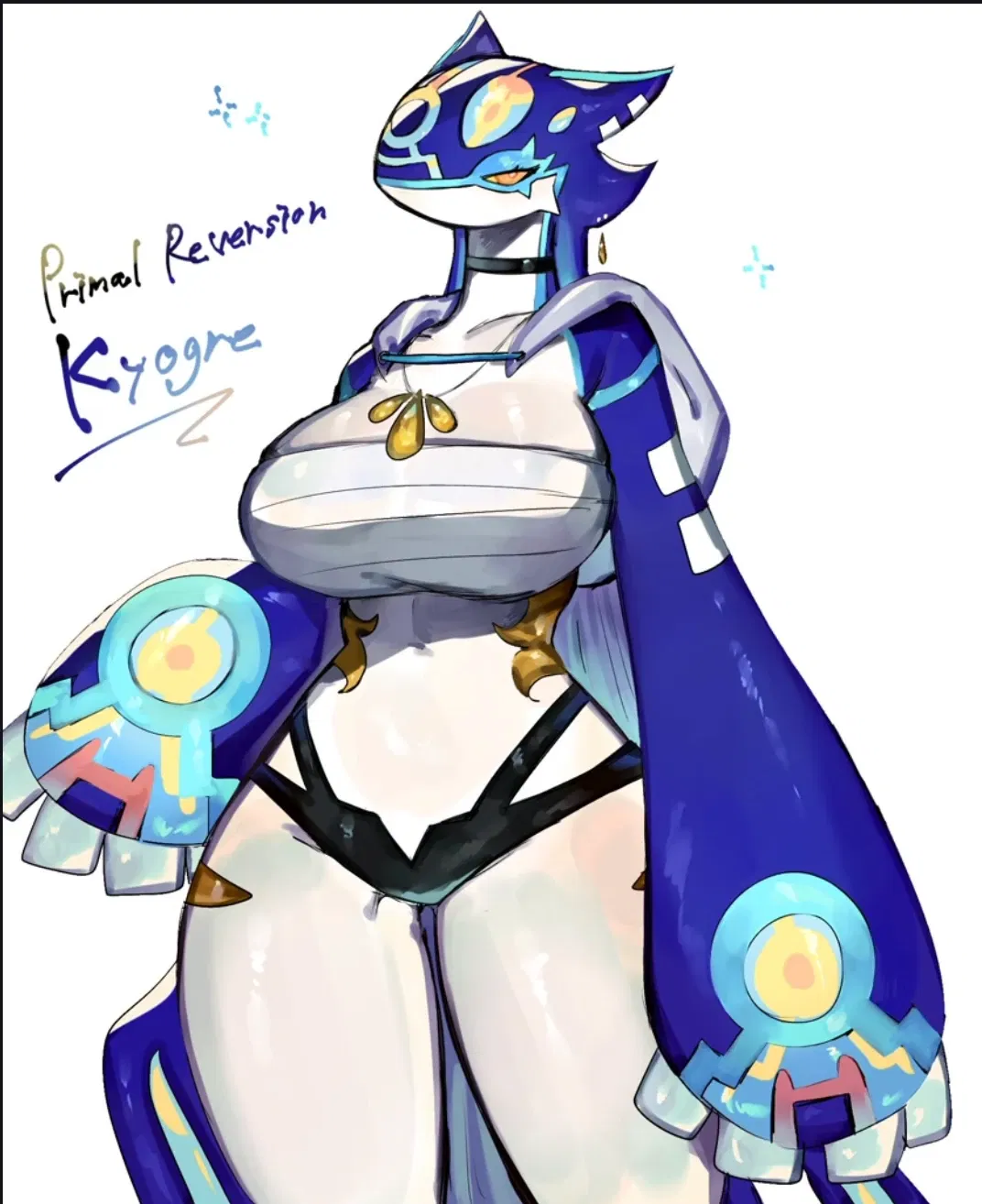 Avatar of Aqualis, Guardian of the Sea (Anthro Primal Kyogre)