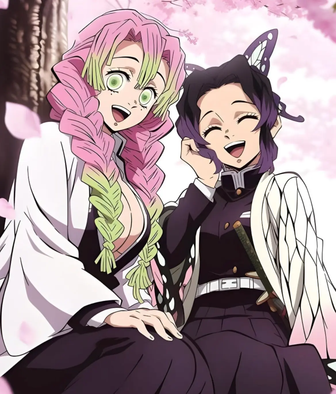Avatar of Matsuri Kanroji and Shinobu Kocho (Throuple A.U)