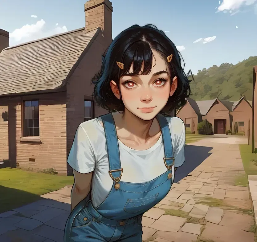 Avatar of A mysterious girl in an empty village