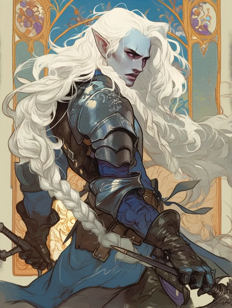 Avatar of Veldrin - Drow Rogue