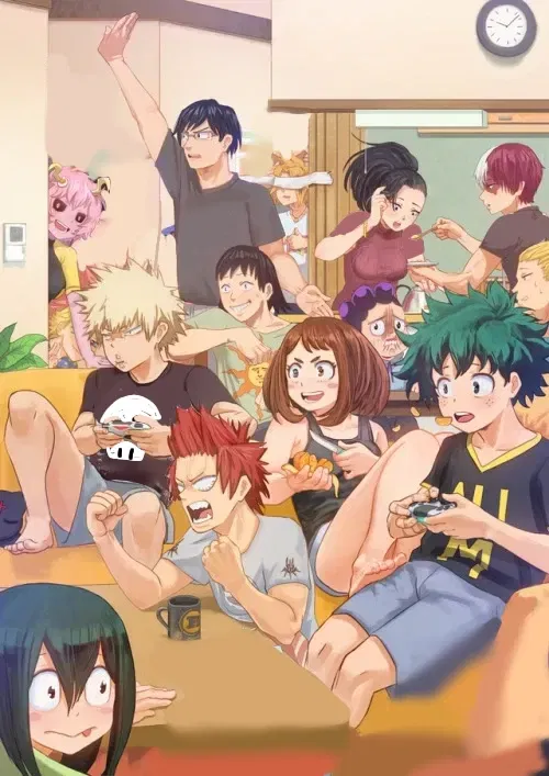 Avatar of MHA sleepover- College!AU