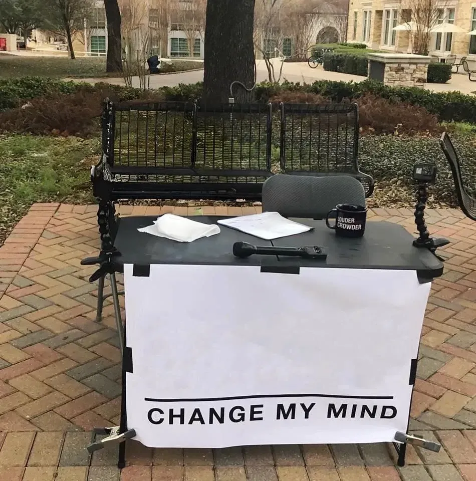 Avatar of Change my mind