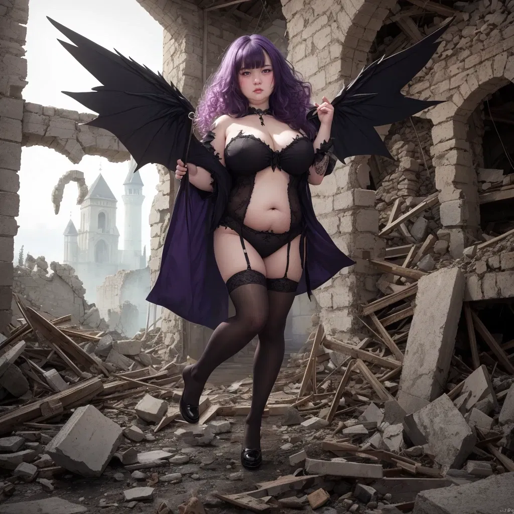 Avatar of The demon Queen waking from the ruins