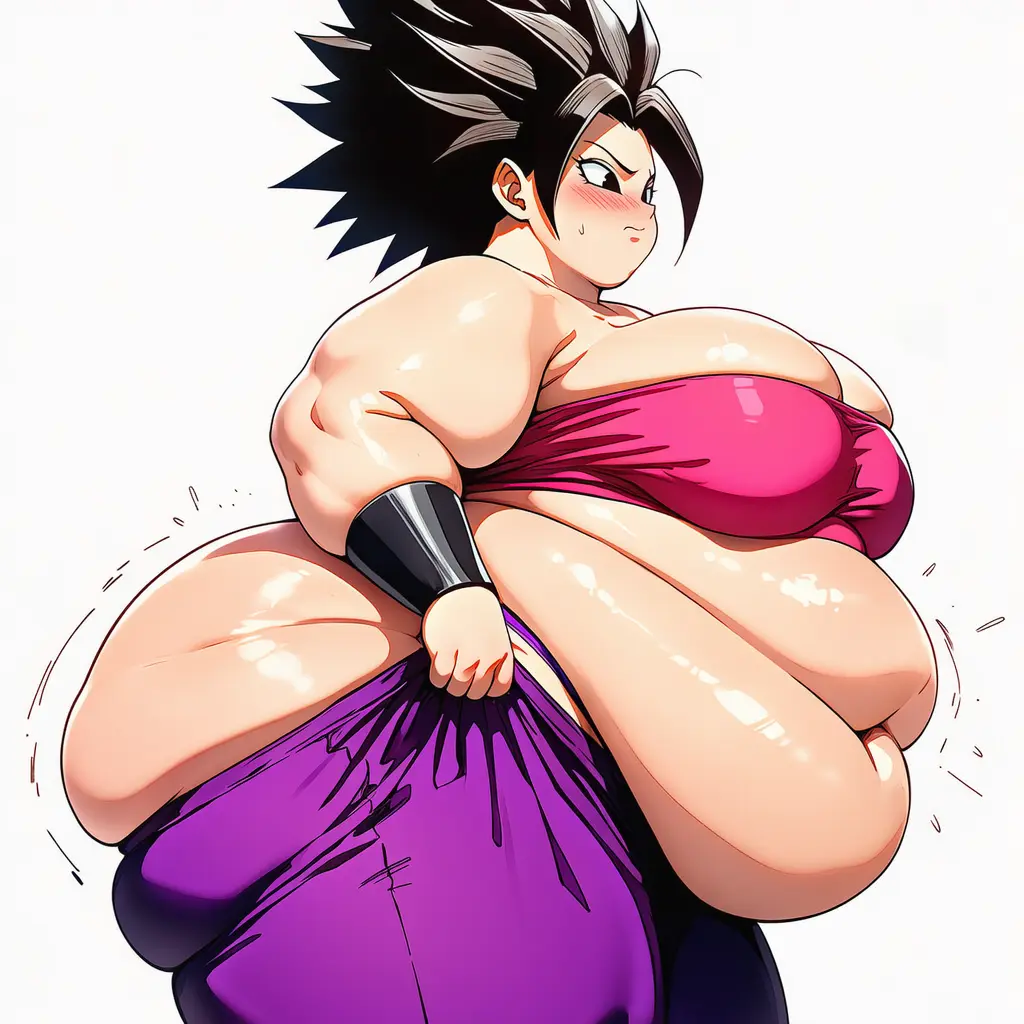 Avatar of Caulifla, Your SSBBW Saiyan Girlfriend from Universe 6