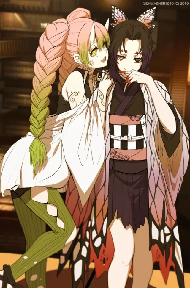 Avatar of Mitsuri and Shinobu as demons
