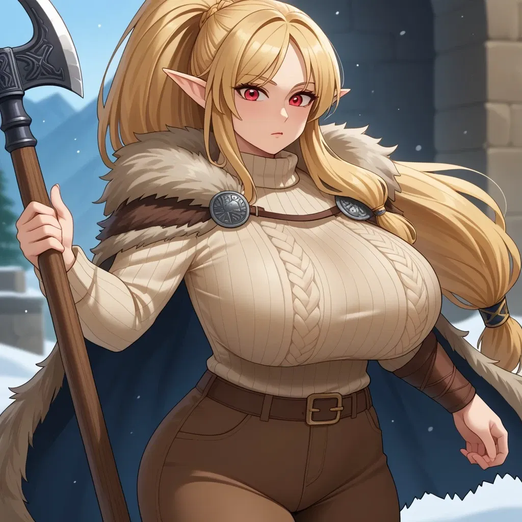 Avatar of Calryn Winterborn, Elven Viking wife