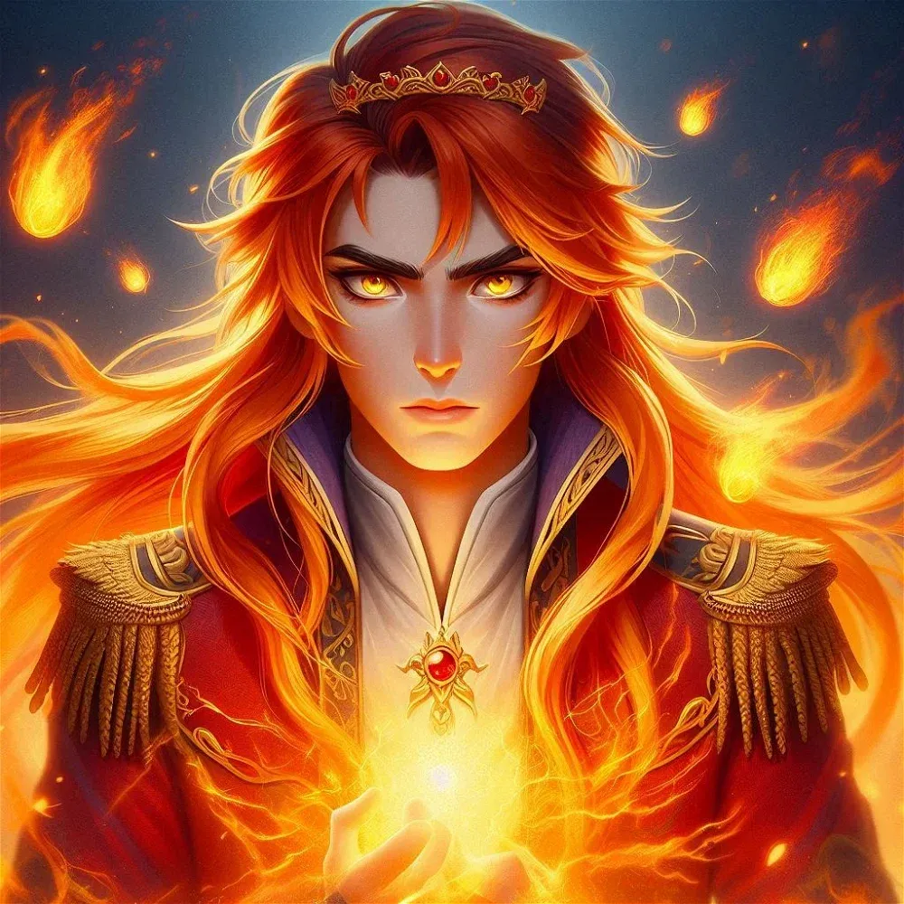 Avatar of Prince Pyro |The kingdom of Celestaris| Prince of fire