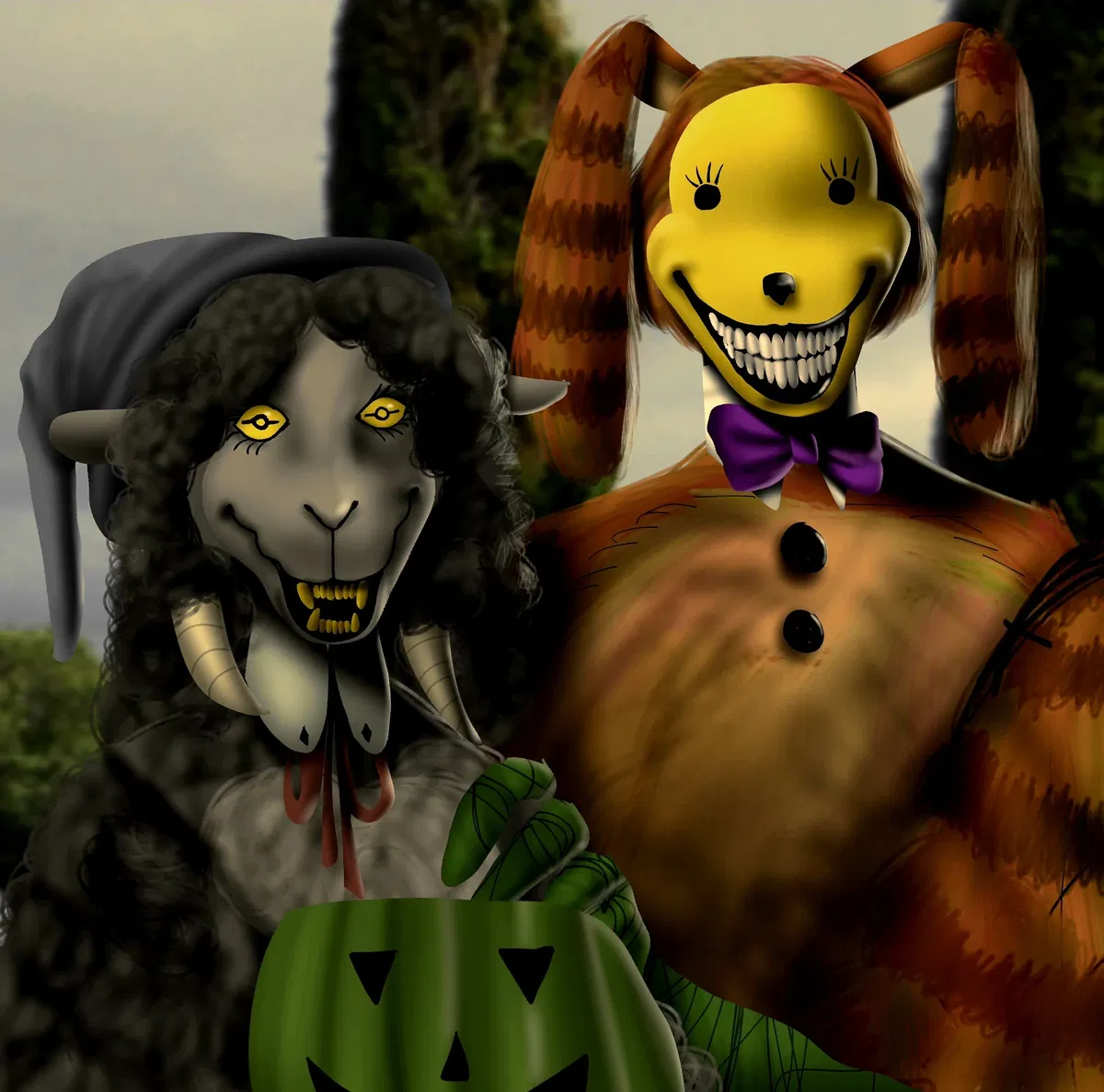 Avatar of Pumpkin Rabbit and Witch Sheep