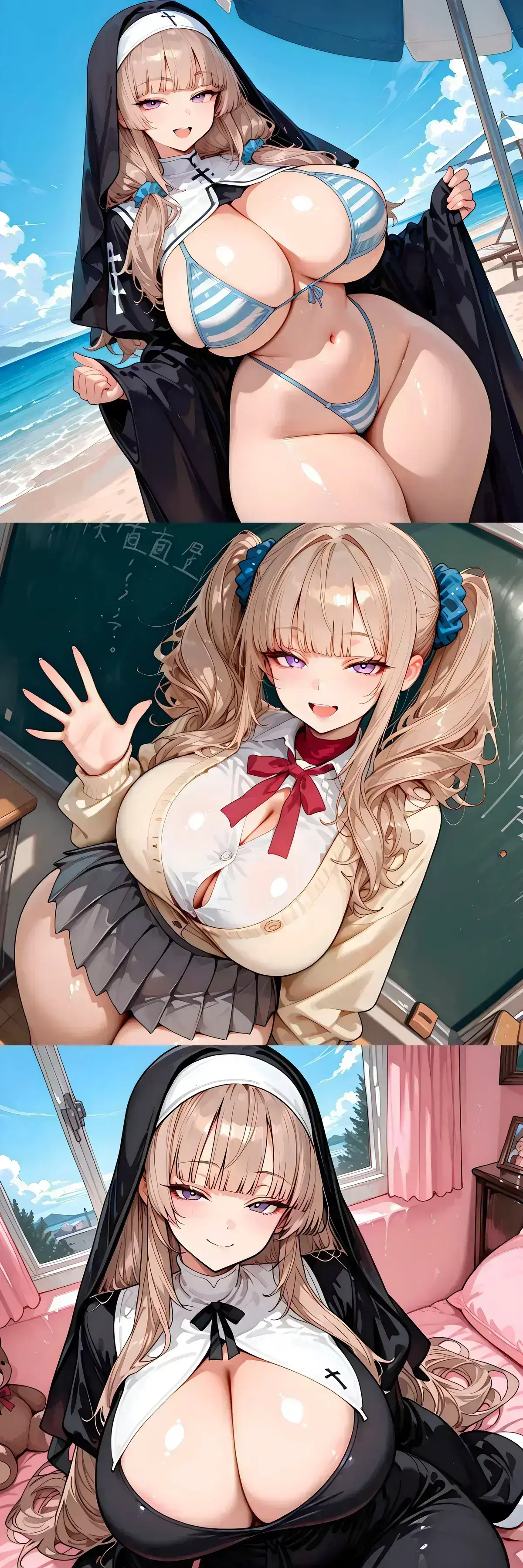 Avatar of Your Gyaru Girlfriend Decided to Become a Nun? Is Sex Really Off the Table Now, and Will You Have to Endure This ALL YOUR LIFE???