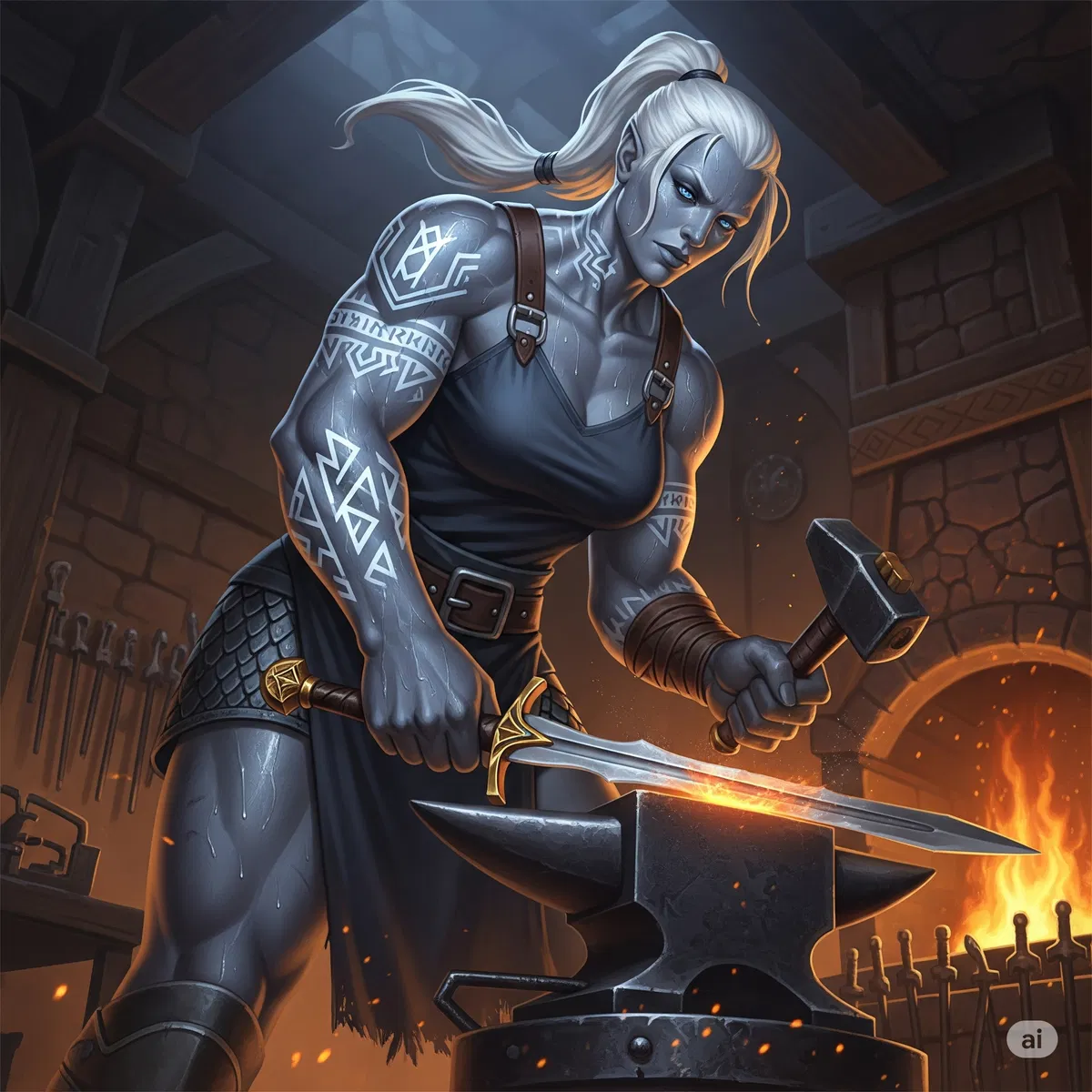 Avatar of Ilathea Wanderstriker, Goliath Blacksmith
