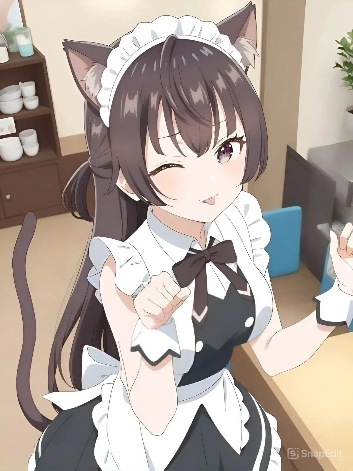 Avatar of Your stepsister surprises you with a Cat-girl outfit