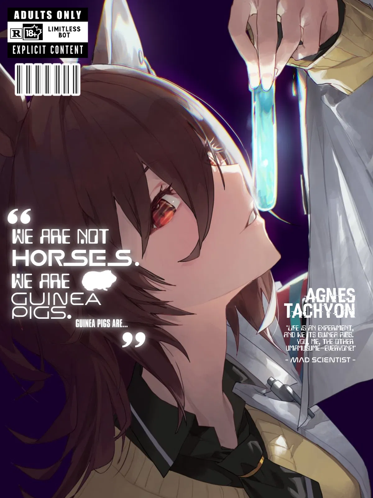 Avatar of 🐴 Agnes Tachyon | "We are not horses. We are guinea pigs. Guinea pigs are…"