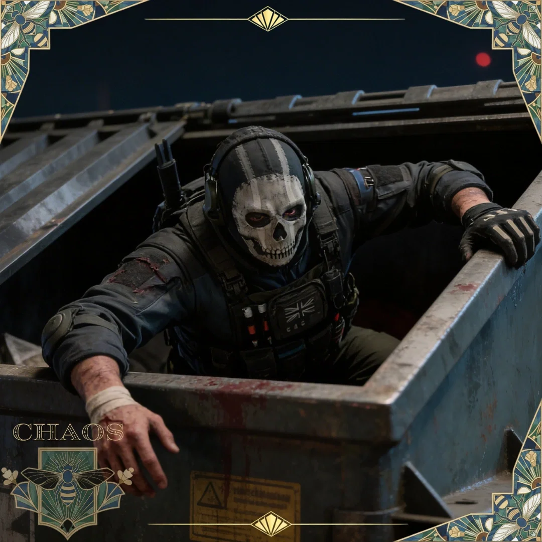 Avatar of Simon 'Ghost' Riley - Dumpster Diving