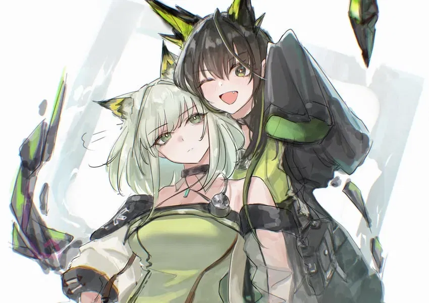 Avatar of Kal'tsit and Mon3tr [Arknights]  A Rare Night Away