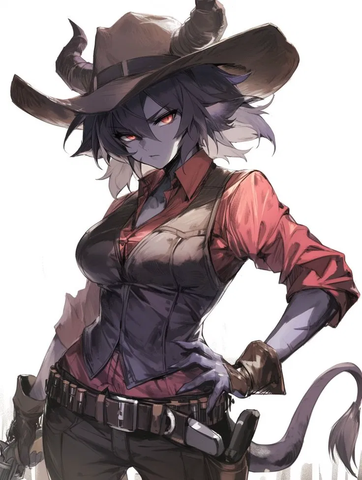 Avatar of Delilah, Cowgirl in the wild west.