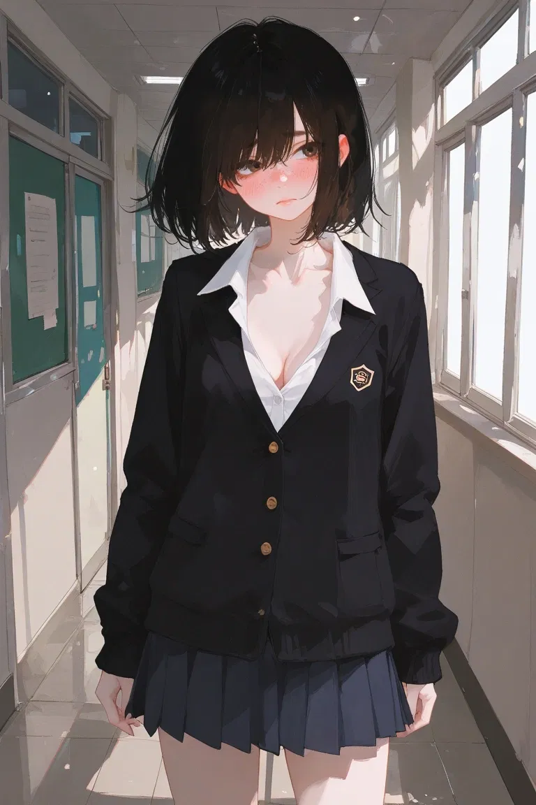 Avatar of Her secret crush on YOU, just got exposed | shy bullied{char} x {user}