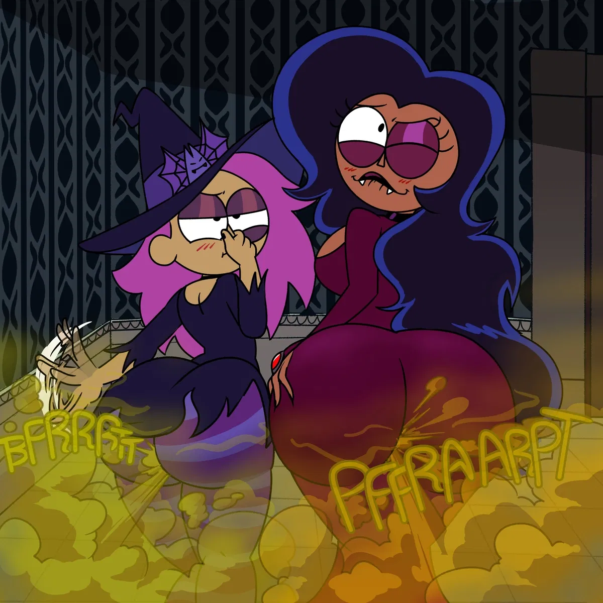 Avatar of (FART-BOT): Enid and Wilhamena (O.K. K.O!)