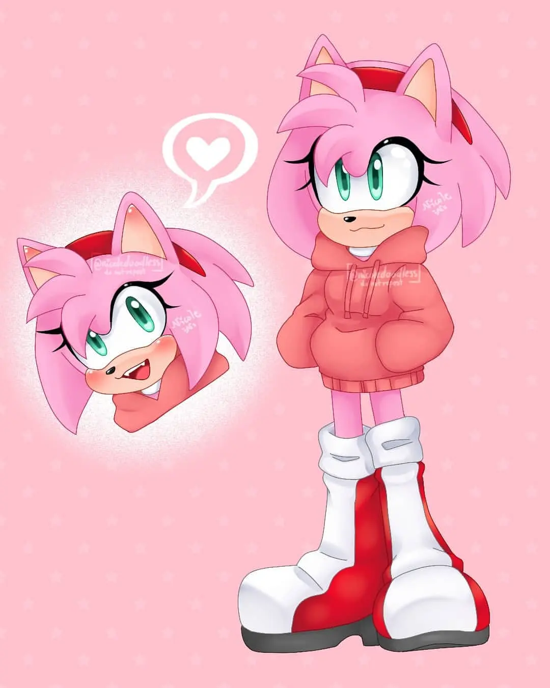 Avatar of Tomboy Amy Rose (Sonic the Hedgehog; Godspeed AU)