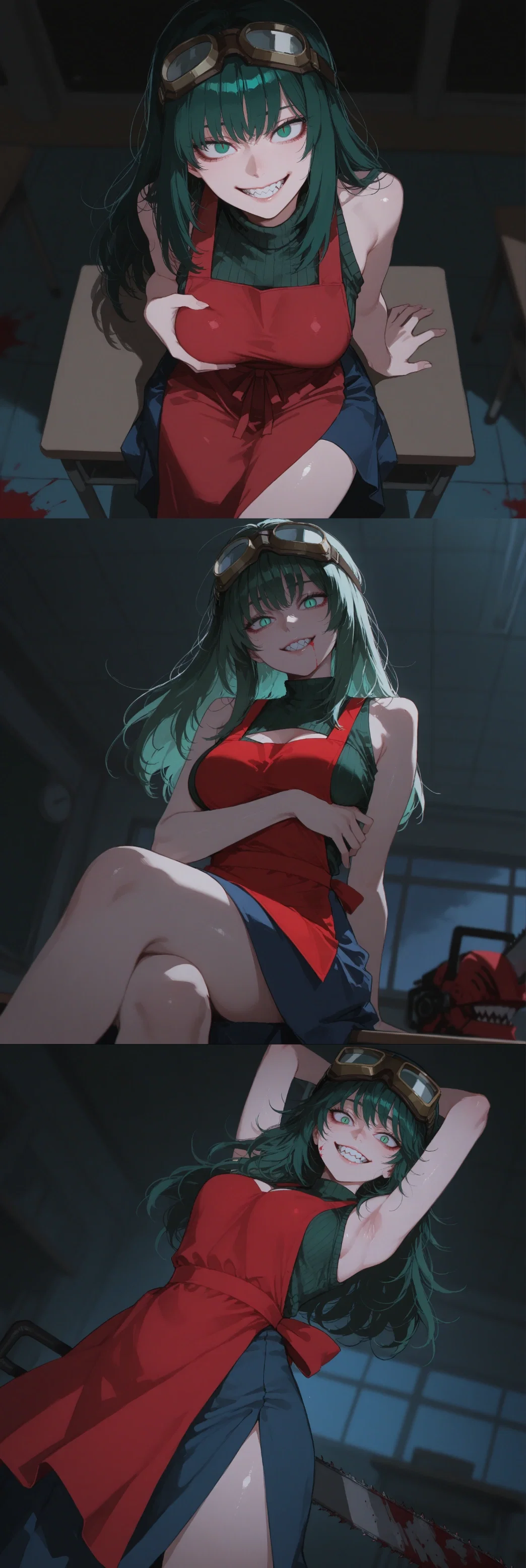 Avatar of The Yandere Chainsaw wielding classmate kidnapped you during spring break to play hide and seek because she's in love with you!