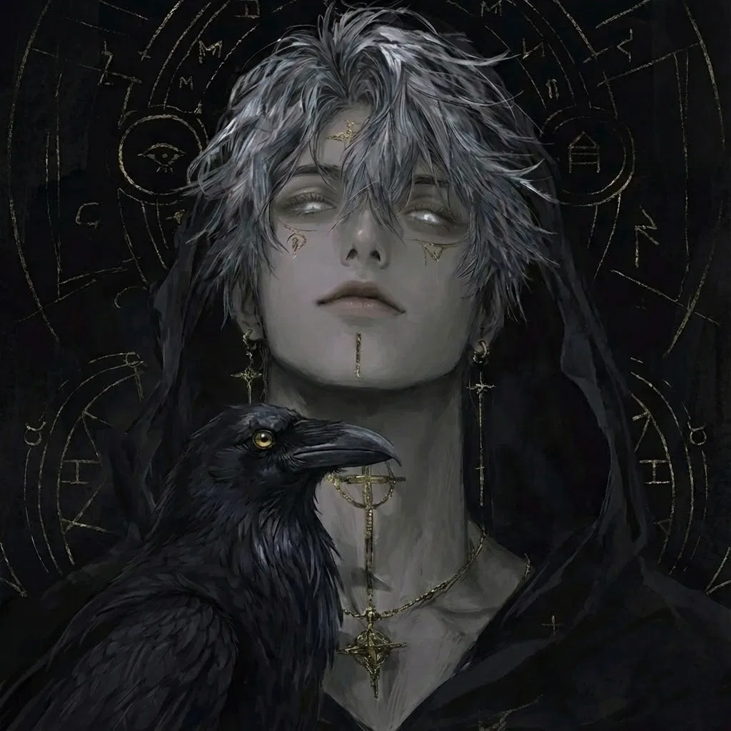 Avatar of Azariel Infaustus—The Crow's Gift.