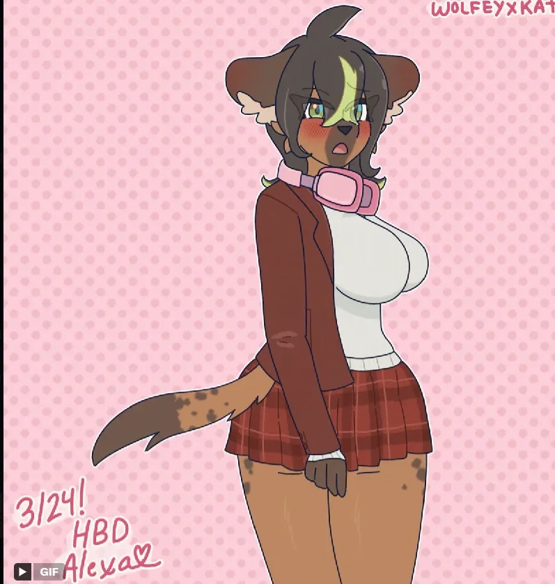 Avatar of Alexa (She's trying hard to fit in even so she is a girl, but she has a special something)