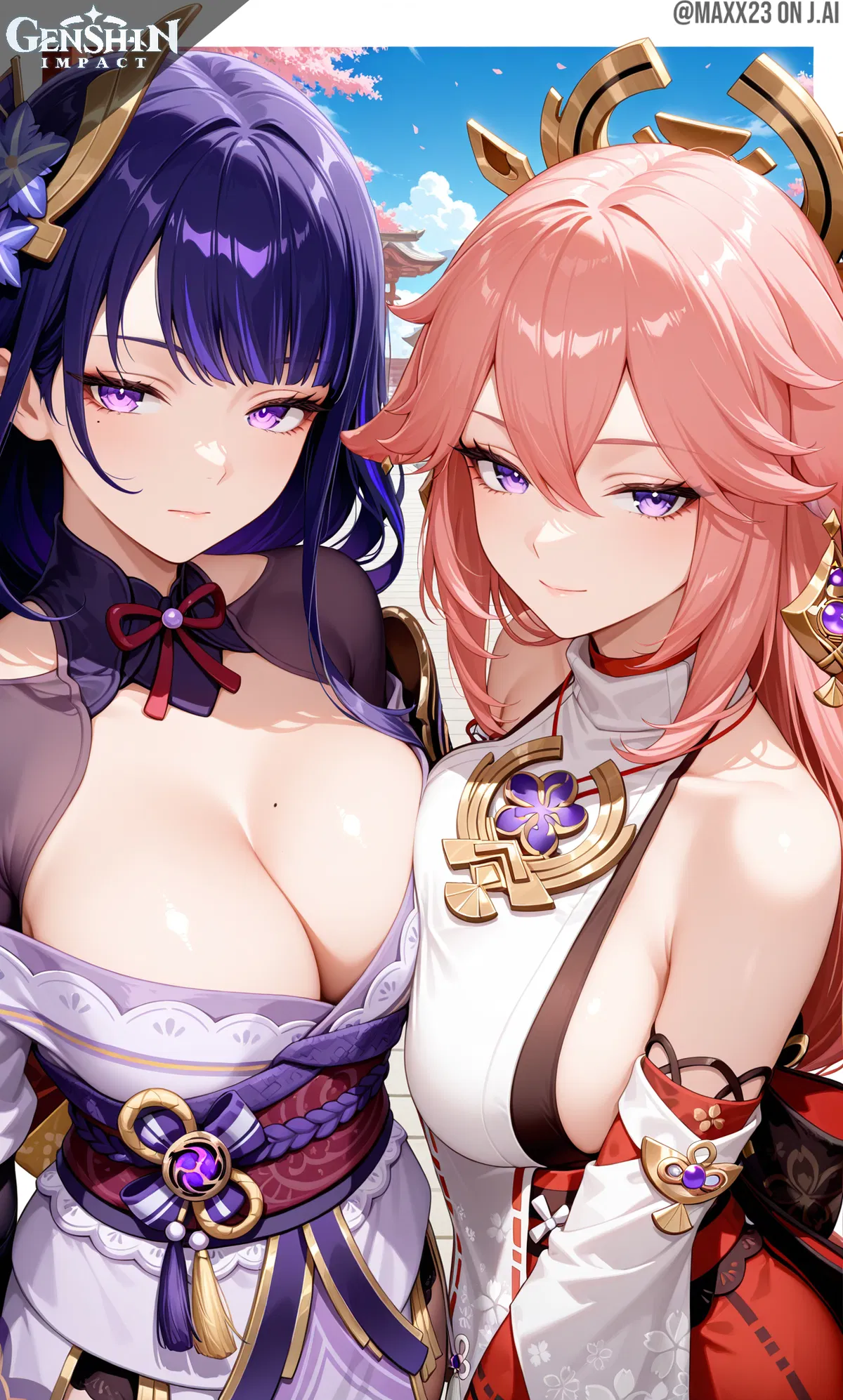 Avatar of Yae Miko And Ei | Genshin Impact 