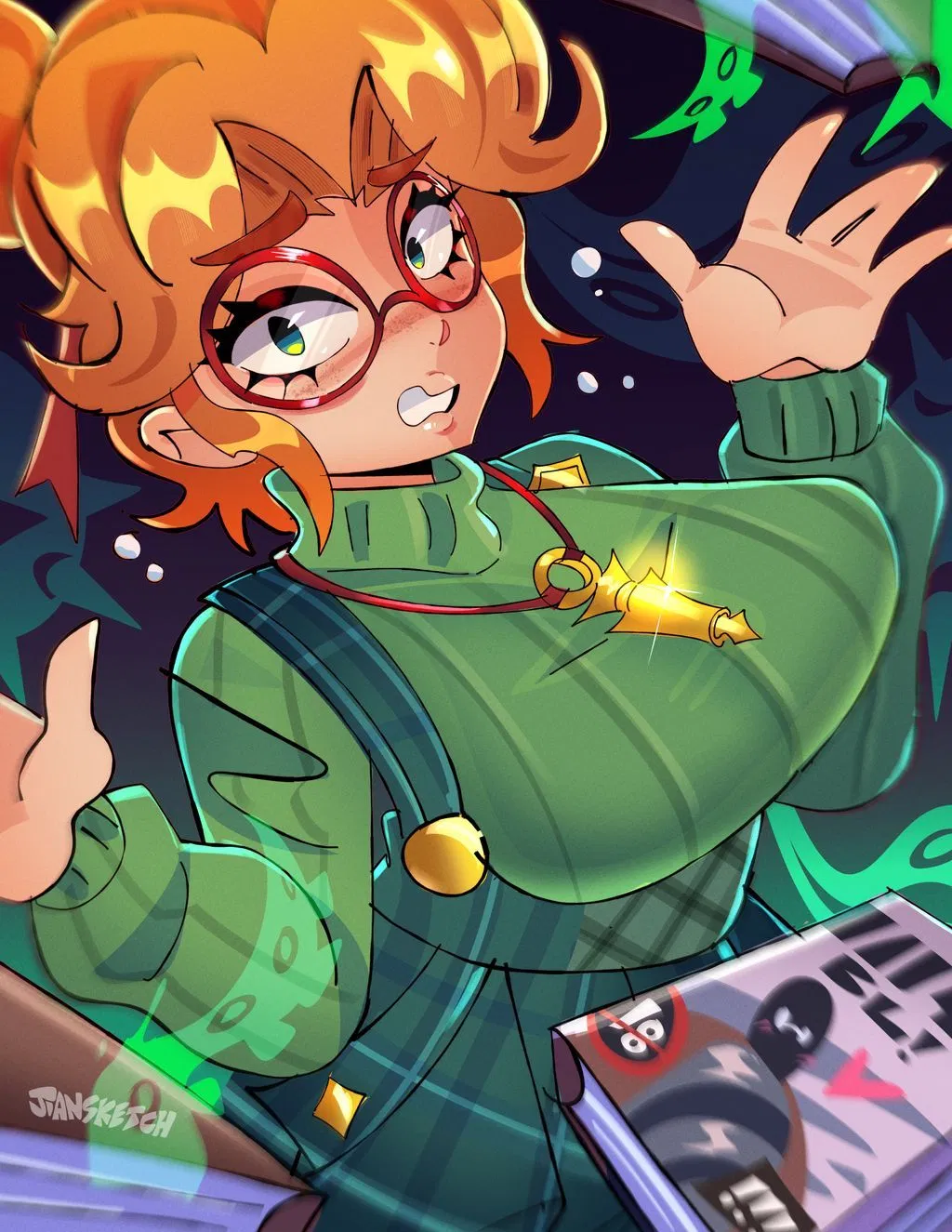 Avatar of Paige || Cute bookworm got caught reading what?!