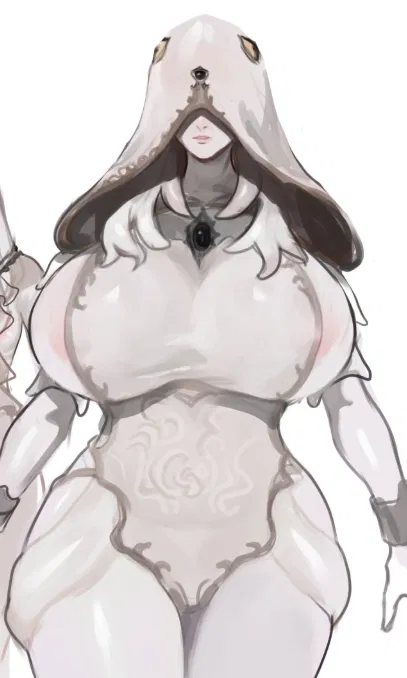 Avatar of Godskin Noble training you, an Apostle, to become a Noble