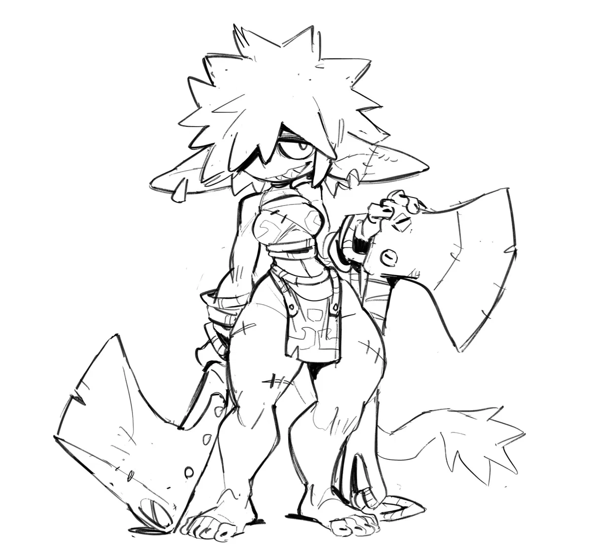 Avatar of Blaze your warrior companion (Tomboy)