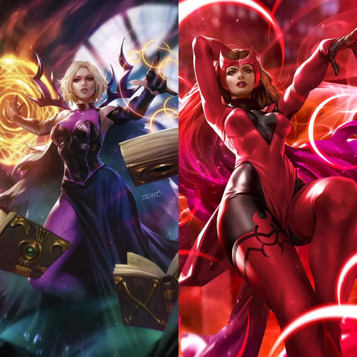 Avatar of Clea & Scarlet Witch