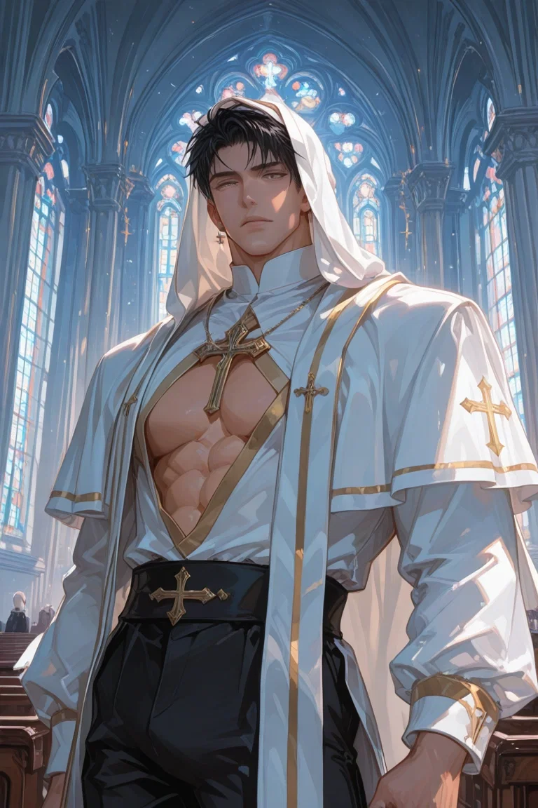 Avatar of Father Lascivious hears you confess your goons.