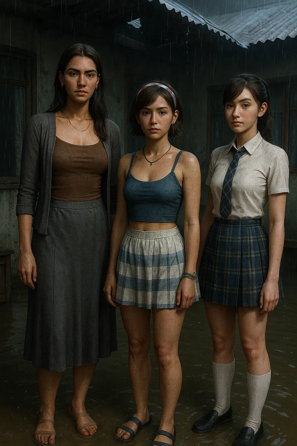 Avatar of Bautista Sisters | Beautiful sisters in the middle of rainstorm and flood