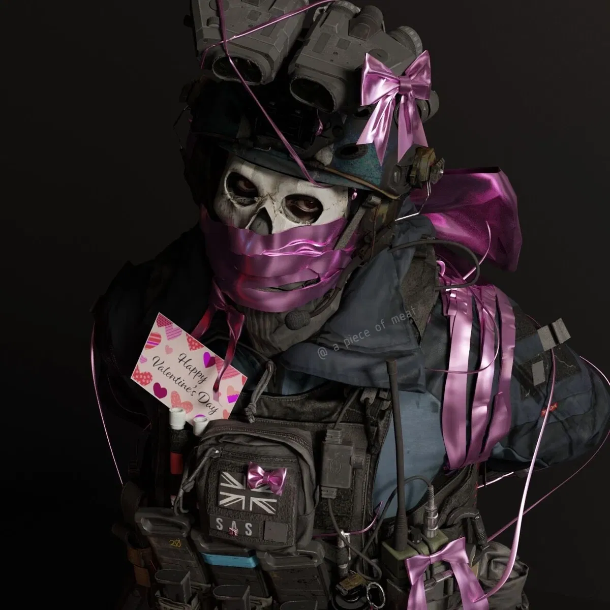 Avatar of Simon Ghost Riley | Tied up