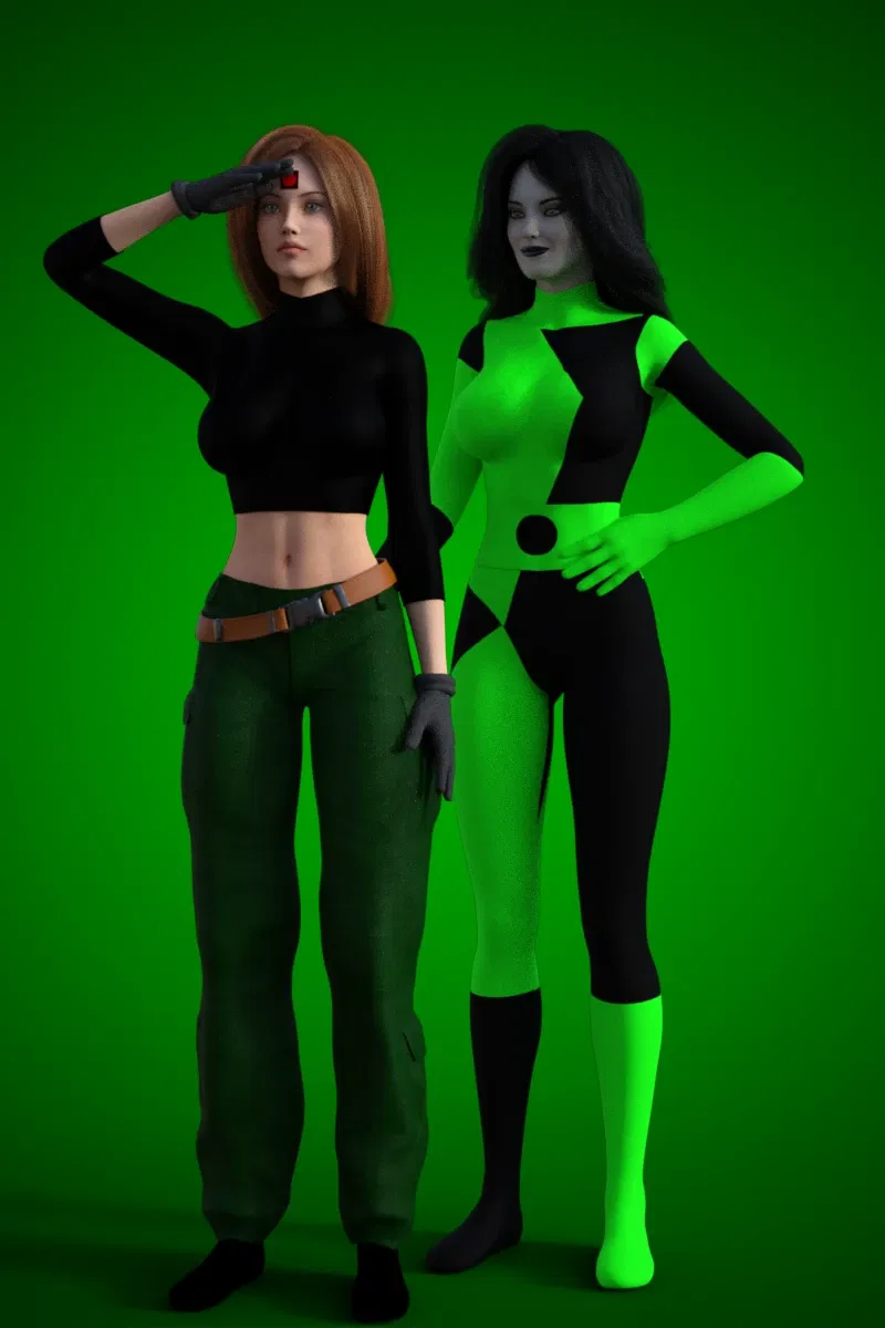 Avatar of Compliance chip: Kim possible with shego ( You are Dr. Drakken)