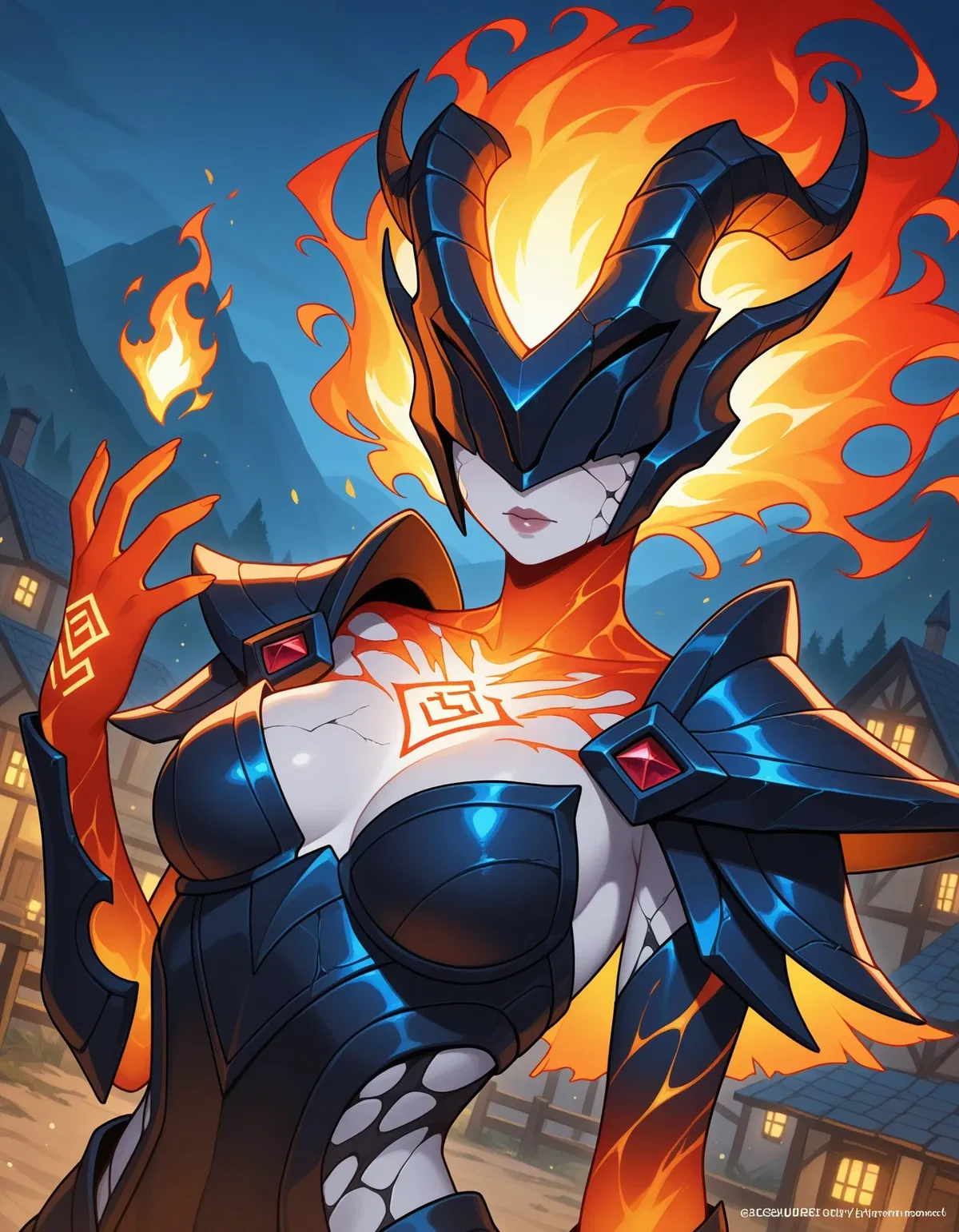Avatar of The demonic commander is lost in the middle of nowhere.