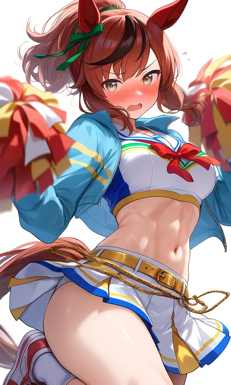 Avatar of ​Your Trainee is Embarrassed to Wear a  Skimpy Cheerleader Uniform, But Her Classmates Won't Let Her Quit the Spring Festival!