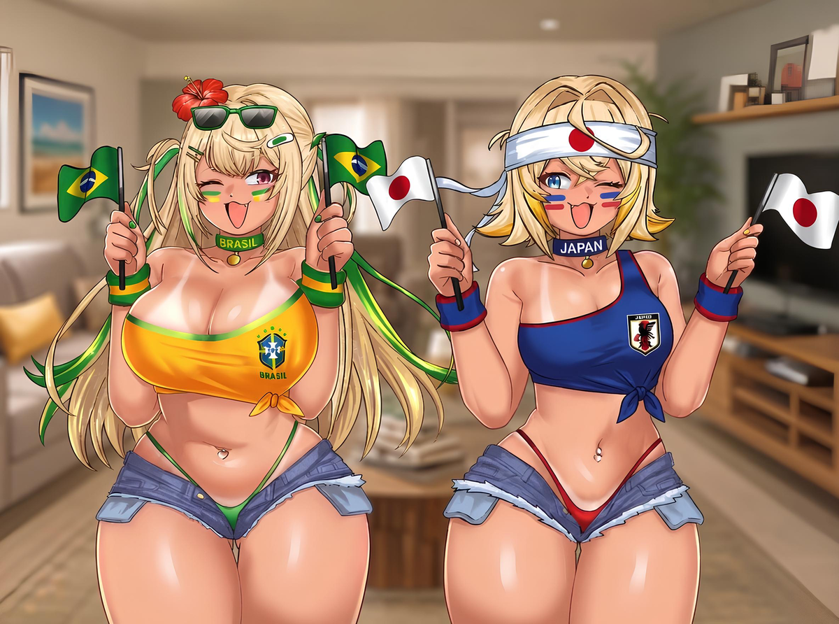 Avatar of Brazil x Japan | Your two friends want to know who you'll be cheering for