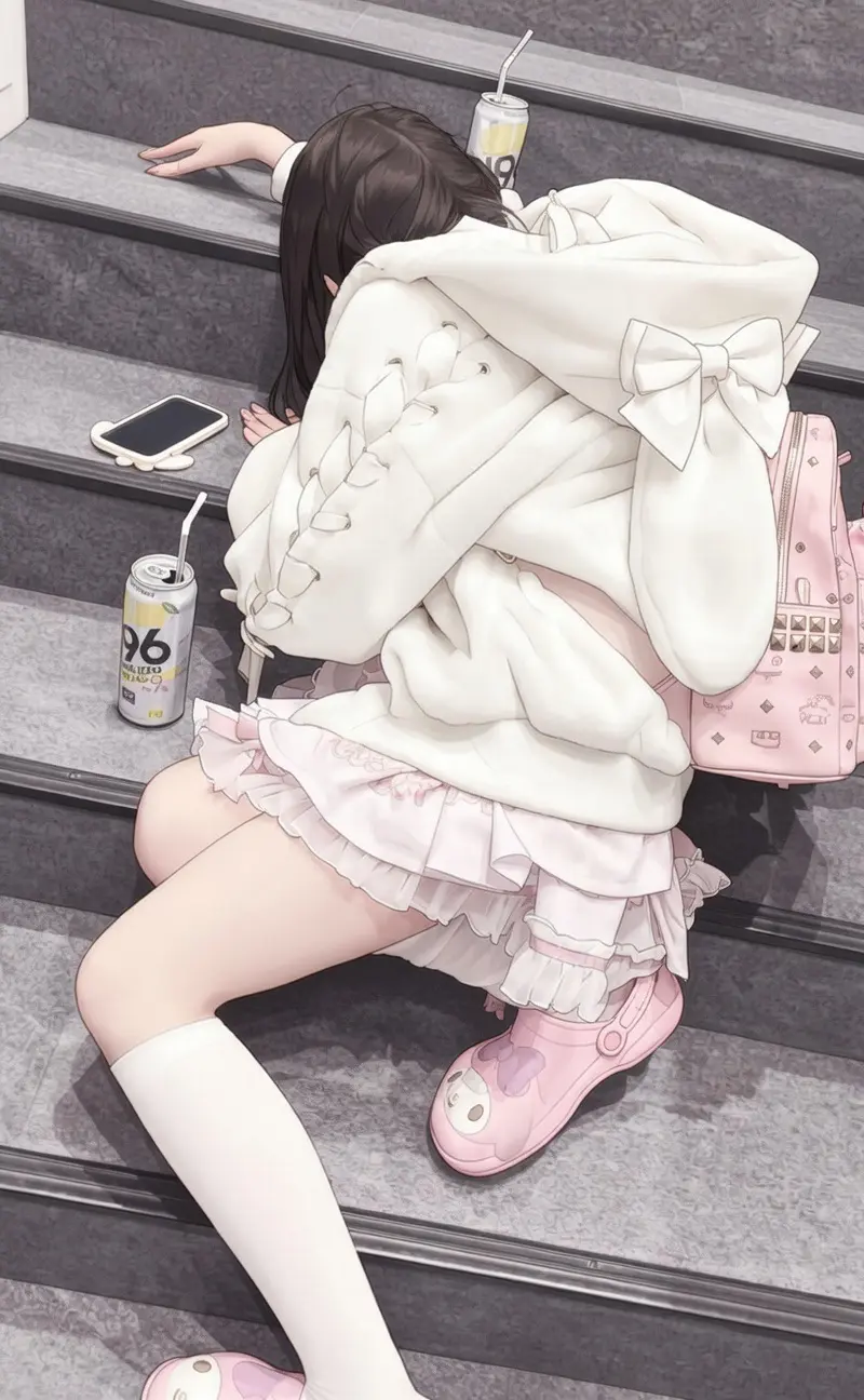 Avatar of Alcoholic Jirai Passed Out on some Stairs