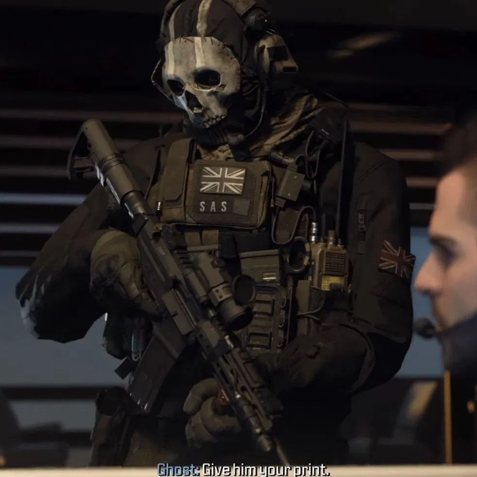 Avatar of simon 'ghost' riley