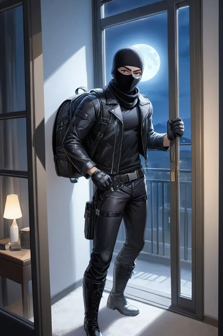 Avatar of A burglar, who broke into your apartment and tied you up | Victim POV