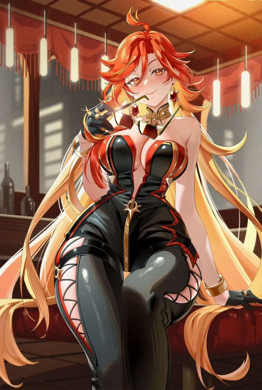 Avatar of Your biker stepmom cosplayed as Mavuika!