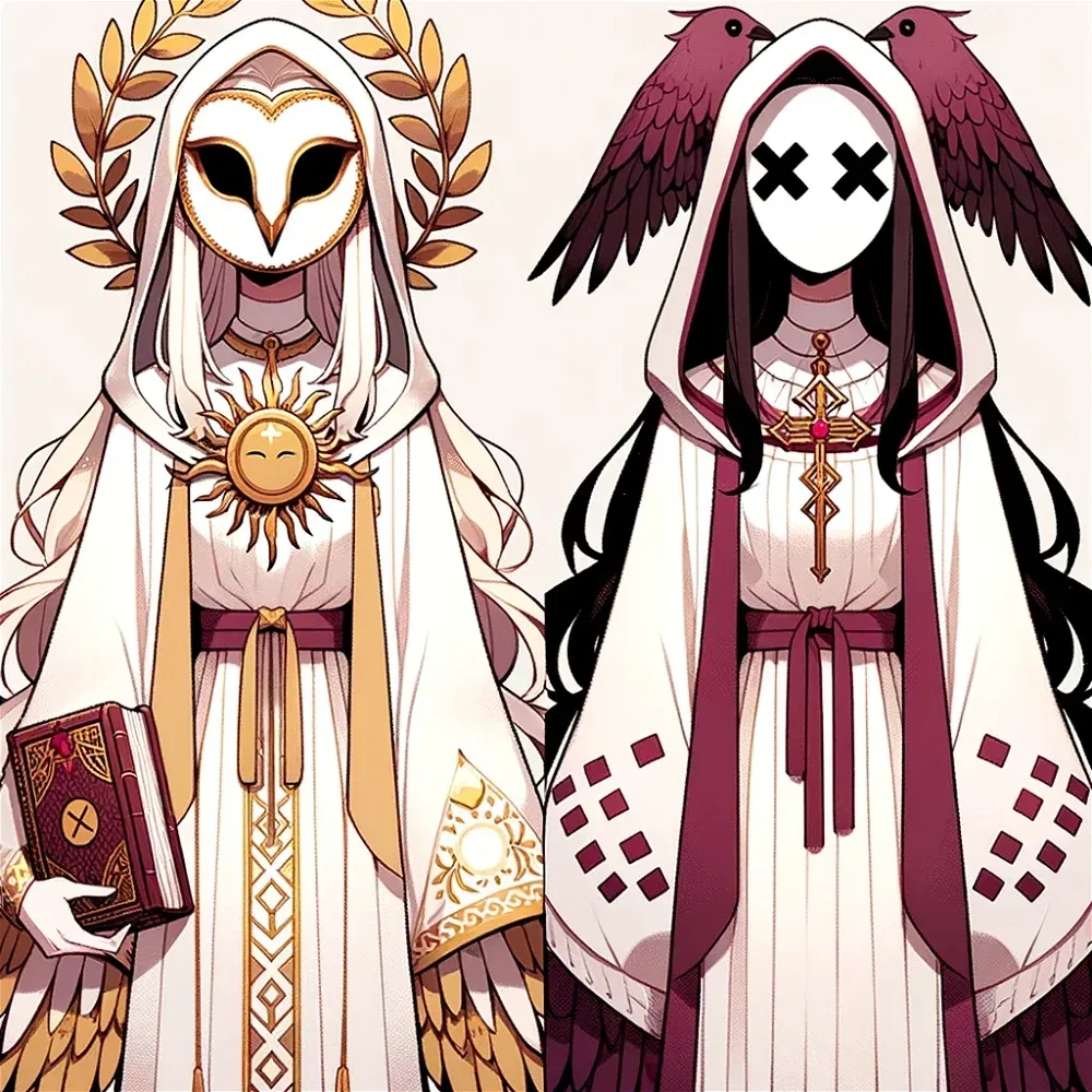 Avatar of Ibixuu and Ke'kgau - Tawusil Goddess Twins